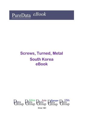 cover image of Screws, Turned, Metal in South Korea